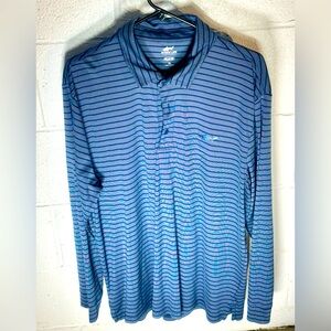 Attack Life by Greg Norman Long Sleeve Polo Shirt - XL